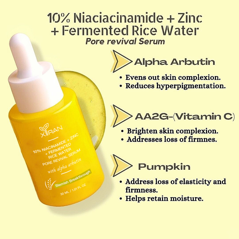 private label 10% hyaluronic acid facial serum with vitamin c alpha